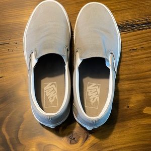 Light gray Vans